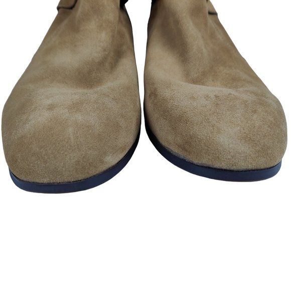 Public Opinion Stevens Camel Tan Suede Leather Buckle Ankle Boots Zipper main image 5